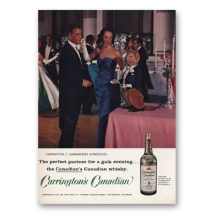 1959 Carringtons Canadian Print Ad | Gala Evening
