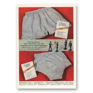 1959 Carters Briefs Print Ad | Toot Horn