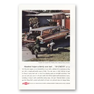 1959 Chevrolet Nomad Print Ad | Handiest