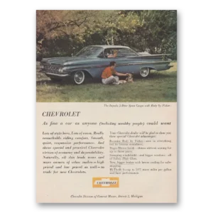 1959 Chevrolet Impala Print Ad | Fine Car