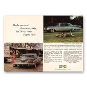 1959 Chevrolet Bel Air Print Ad | Please Everybody