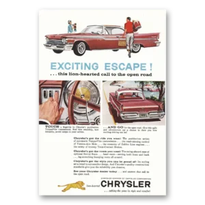 1959 Chrysler Print Ad | Open Road