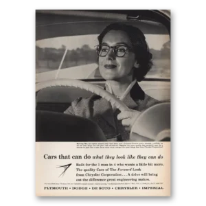 1959 Chrysler Corporation Print Ad | Driving Like Expert