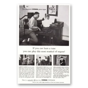 1959 Conn Organ Print Ad | Hum Tune