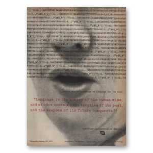 1959 Container Corporation of America Print Ad | Language Armory