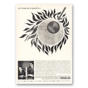 1959 Douglas Print Ad | Air Brake Spaceliner