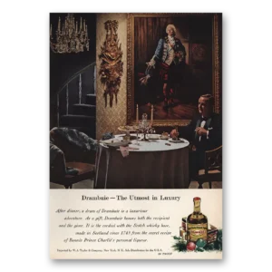 1959 Drambuie Print Ad | Utmost In Luxury
