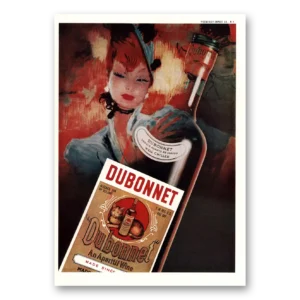1959 Dubonnet Wine Print Ad | Aperitif Wine