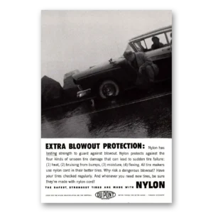 1959 DuPont Print Ad | Extra Blowout