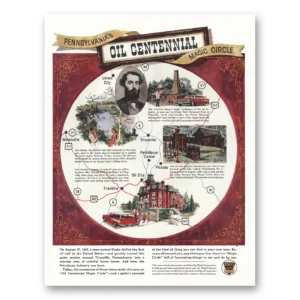 1959 Ethyl Corporation Print Ad | Pennsylvanias Oil Centennial