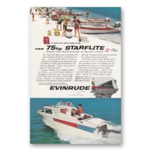 1959 Evinrude Starflite Print Ad | Captures Spirit