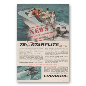 1959 Evinrude Starflite Print Ad | Top Performer