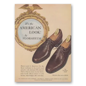 1959 Florsheim Shoes Print Ad | American Look