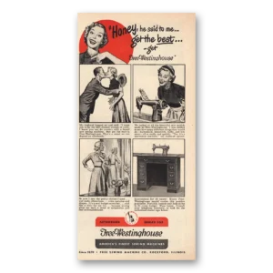 1949 Free Westinghouse Print Ad | Honey