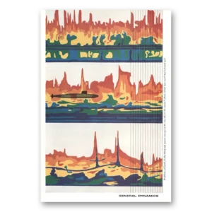 1959 General Dynamics Print Ad | Problems Earth