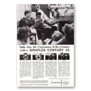 1959 Graflex Cameras Print Ad | Century 35
