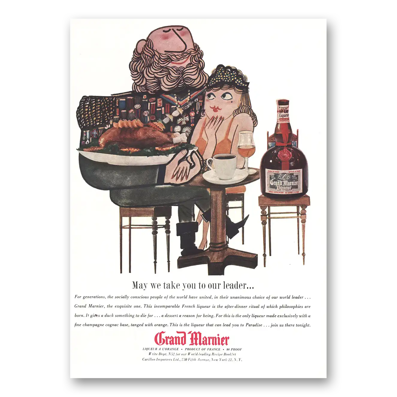 1959 Grand Marnier Print Ad | Our Leader