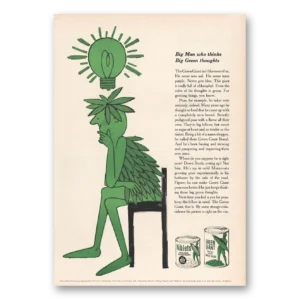 1959 Green Giant Print Ad | Big Man