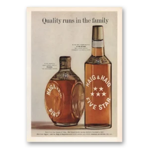1959 Haig & Haig Print Ad | Five Star