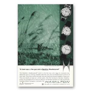1959 Hamilton Watch Print Ad | Keen Eye