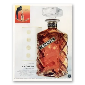 1959 I W Harper Whiskey Print Ad | Prized Way