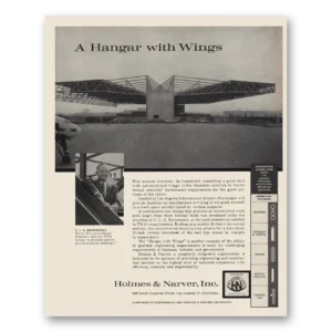 1959 Holmes & Narver Print Ad | Twa Hangar