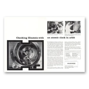 1959 Hughes Aircraft Print Ad | Checking Einstein