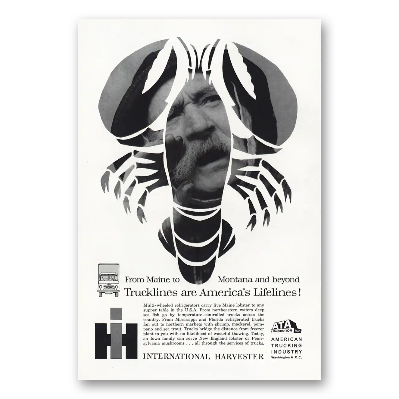 1959 International Trucks Print Ad | Maine To Montana