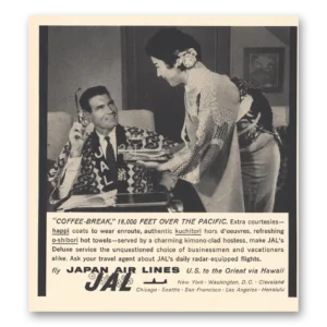 1959 Japan Air Lines Print Ad | Coffee Break