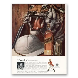 1959 Johnnie Walker Black Label Print Ad | Robert Biggs