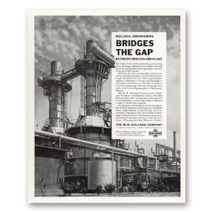 1959 M W Kellogg Print Ad | Bridges Gap