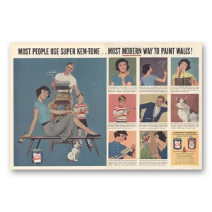 1959 Super Kem Tone Paint Print Ad | Super Kem Tone