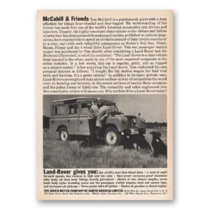 1959 Land Rover Print Ad | Mccahill