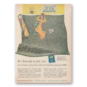 1959 Lees Carpet Print Ad | Heavenly