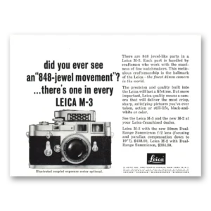 1959 Leica Cameras Print Ad | 848 Jewel