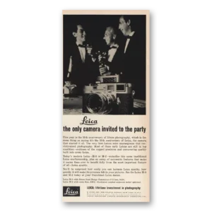 1959 Leica Cameras Print Ad | Invited To Party