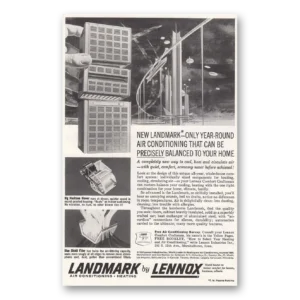 1959 Landmark Air Conditioning Print Ad | Precisely Balanced