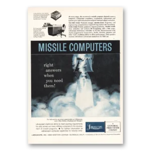 1959 Librascope Print Ad | Missile Computers