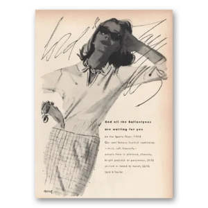 1959 Lord & Taylor Print Ad | Waiting For You