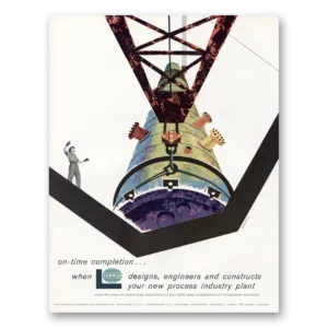 1959 Lummus Company Print Ad | On Time