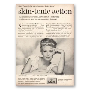 1959 Lux Soap Print Ad | Betsy Palmer