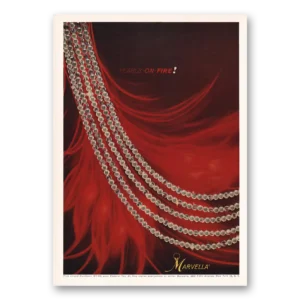 1959 Marvella Jewelry Print Ad | Pearls On Fire