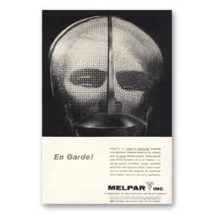 1959 Melpar Print Ad | En Garde
