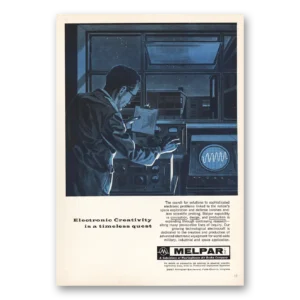 1959 Melpar Print Ad | Electronic Creativity