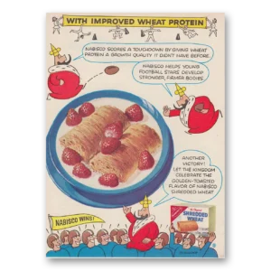 1959 Shredded Wheat Print Ad | Wheat Protein