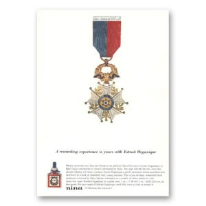 1959 Extrait Organique Print Ad | Rewarding Experience