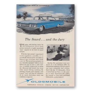 1959 Oldsmobile Print Ad | Sound Jury
