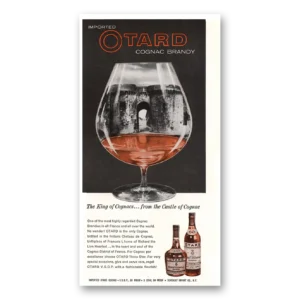 1959 Otard Cognac Print Ad | King Cognacs
