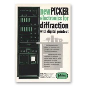 1959 Picker Nuclear Print Ad | Electronics Diffraction