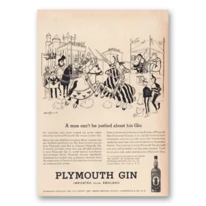 1959 Plymouth Gin Print Ad | Jostled